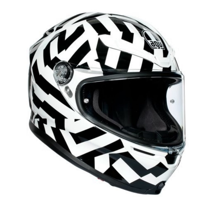 AGV K6 MULTI MPLK SECRET NEGRO / BLANCO