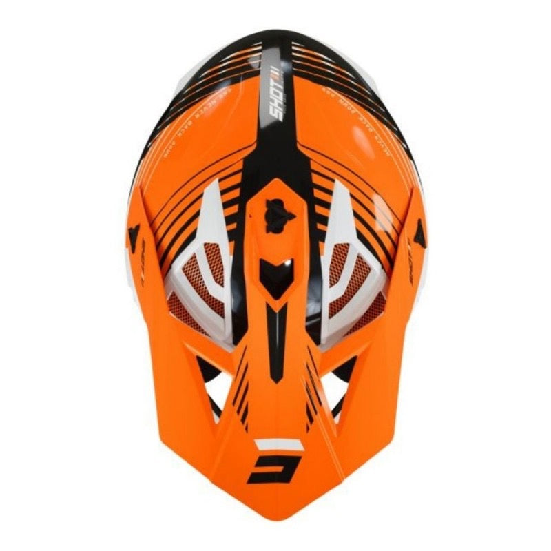 SHOT FURY GLOSSY NEGRO / NEON / NARANJA