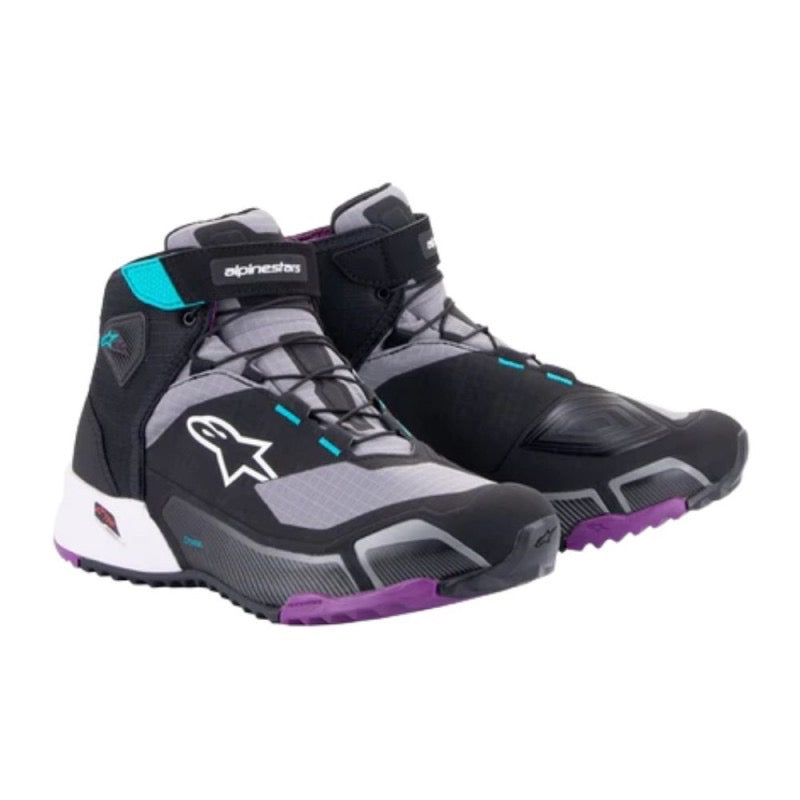 ALPINESTARS CR-X LADY DRYSTAR RIDING NEGRO / GRIS / PLUM TEAL