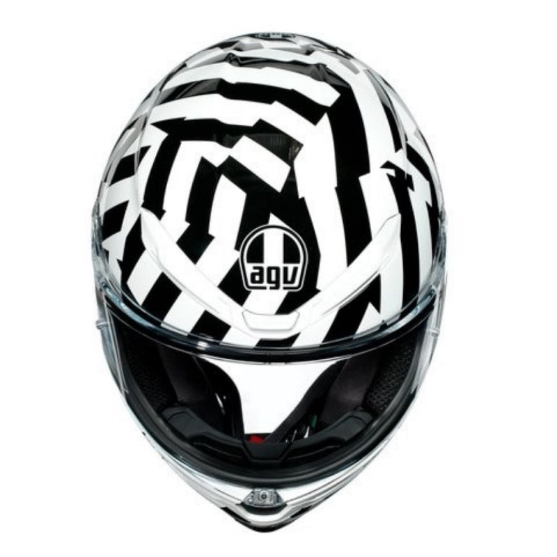 AGV K6 MULTI MPLK SECRET NEGRO / BLANCO