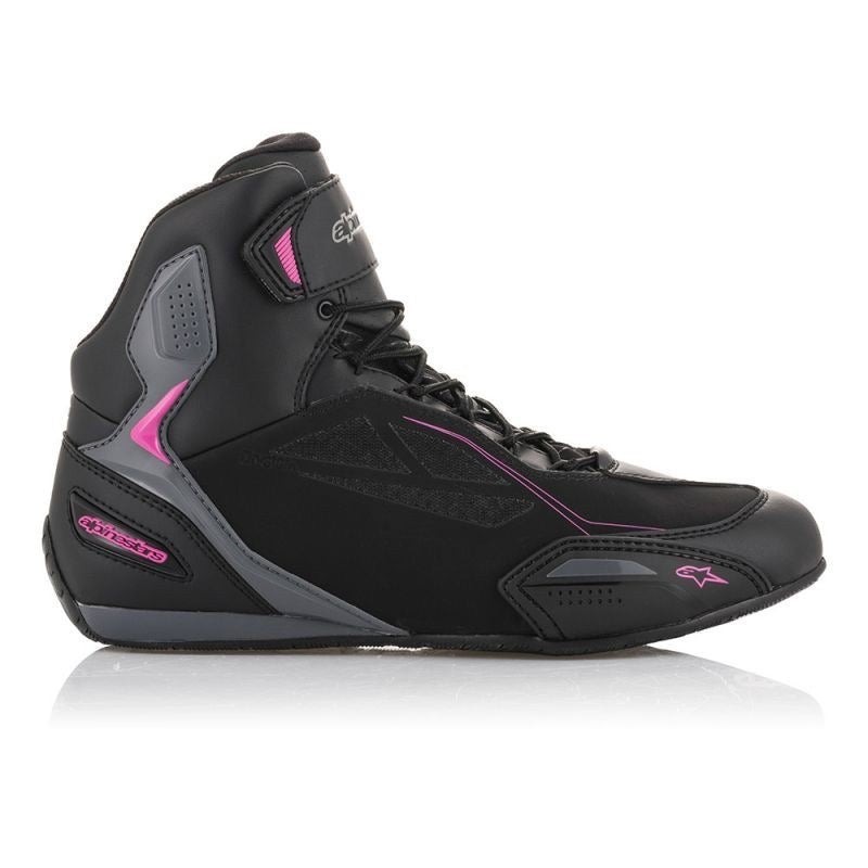 ALPINESTARS STELLA FASTER 3 DRYSTAR NEGRO / GRIS OSCURO / FUCSIA