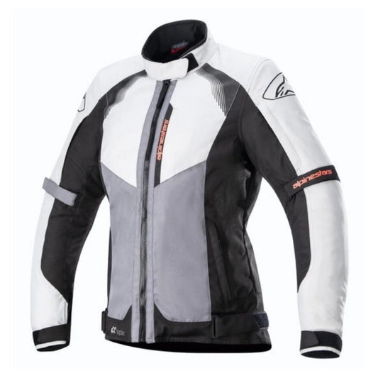 ALPINESTARS STELLA HEADLANDS DRYSTAR GRIS OSCURO / GRIS HIELO / CORAL FLUOR