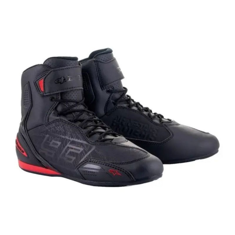 ALPINESTARS AUSTIN NEGRO / ROJO BRILLANTE