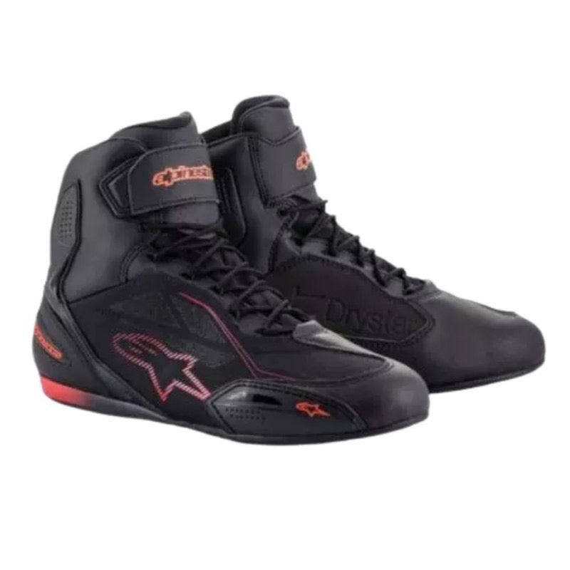 ALPINESTARS FASTER-3 DRYSTAR NEGRO / ROJO FLUOR