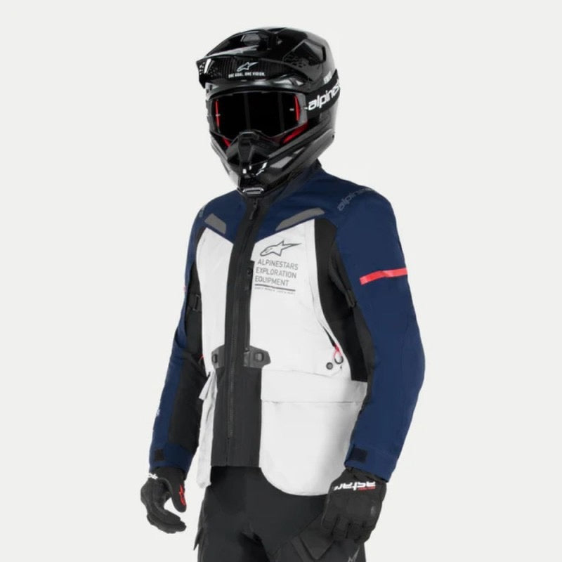 ALPINESTARS ST-7 2L GORE-TEX GRIS ICE / AZUL OSCURO / NEGRO