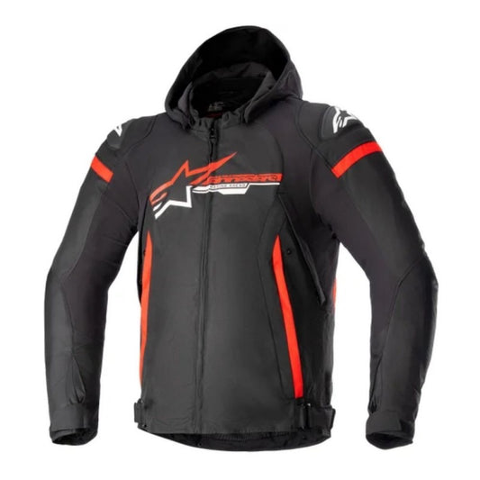 ALPINESTARS ZACA WATERPROOF NEGRO / ROJO BRILLANTE / BLANCO