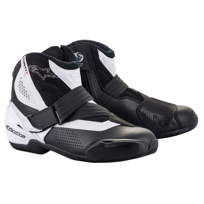 ALPINESTARS SMX-1 R V2 VENTILADO NEGRO / BLANCO