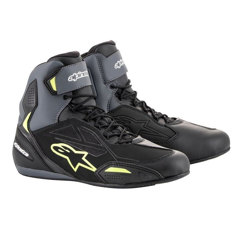 ALPINESTARS FASTER-3 DRYSTAR NEGRO / GRIS / AMARILLO FLUOR