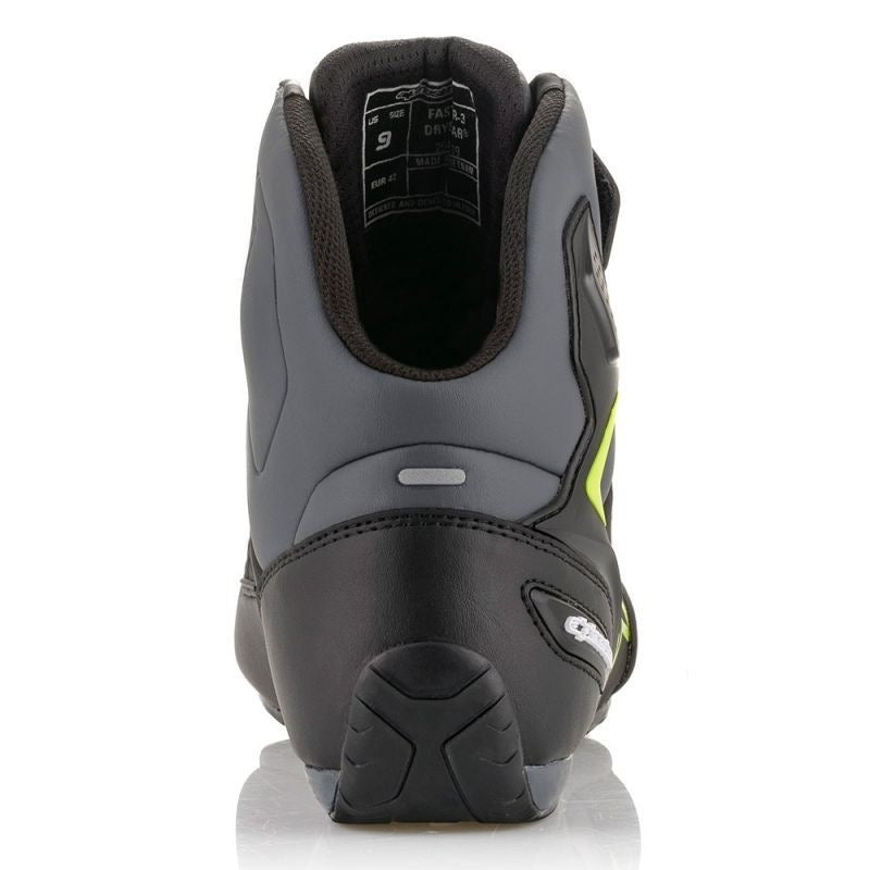 ALPINESTARS FASTER-3 DRYSTAR NEGRO / GRIS / AMARILLO FLUOR