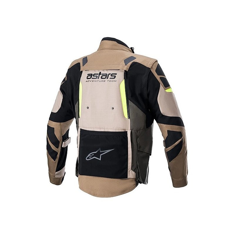 ALPINESTARS HALO DRYSTAR CAQUI OSCURO / ARENA / AMARILLO FLÚOR