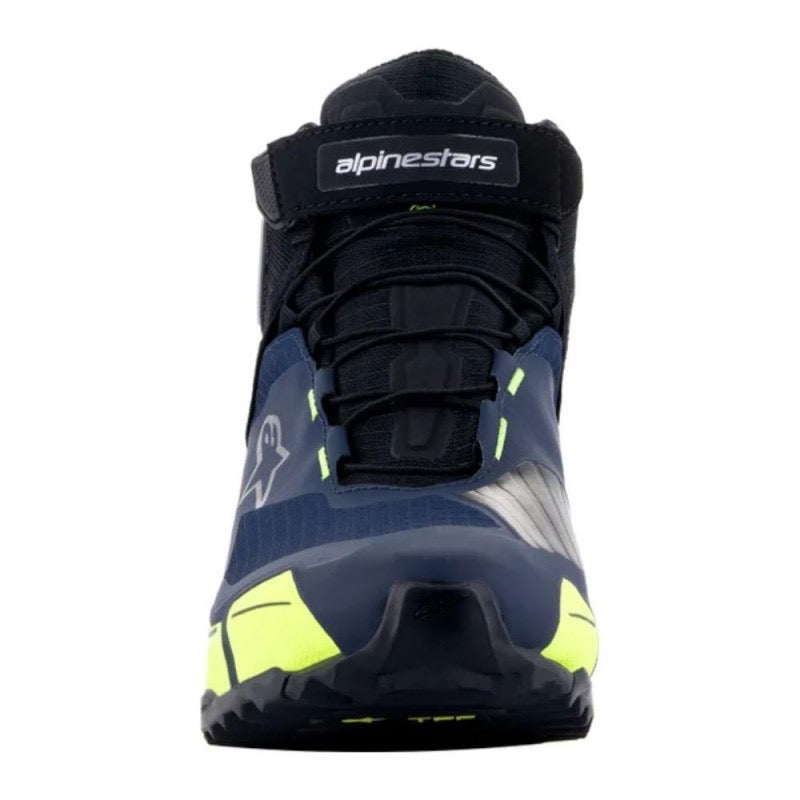 ALPINESTARS CR-X DRYSTAR RIDING NEGRO / AZUL OSCURO / AMARILLO FLUOR