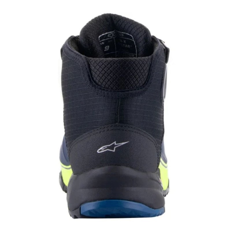 ALPINESTARS CR-X DRYSTAR RIDING NEGRO / AZUL OSCURO / AMARILLO FLUOR