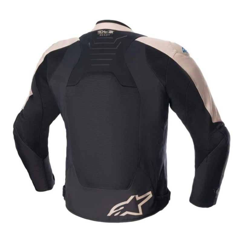 ALPINESTARS SMX AIR MARRÓN CLARO / NEGRO / AZUL SODALITE