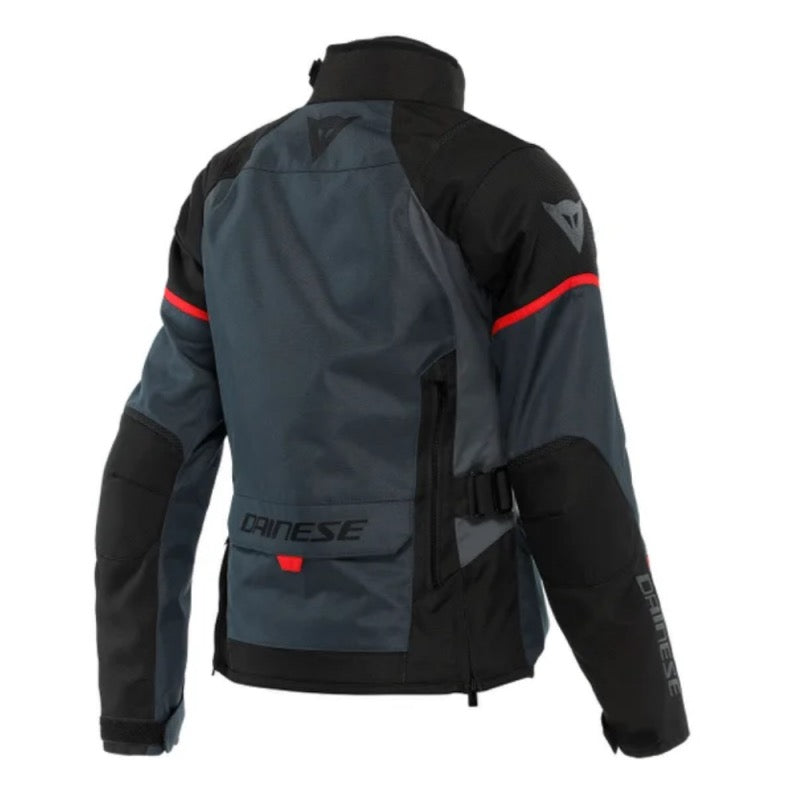 DAINESE TEMPEST 3 D-DRY MUJER ÉBANO / NEGRO / ROJO-LAVA