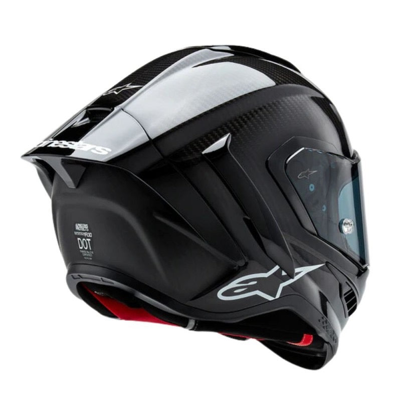 ALPINESTARS SUPERTECH R10 SOLID ECE06/DOT/FIM NEGRO CARBONO MATE & BRILLANTE