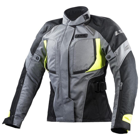 LS2 PHASE LADY GRIS OSCURO / AMARILLO FLUOR / NEGRO