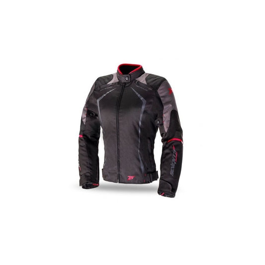 SEVENTY SD-JR49 INVIERNO CARRERA MUJER NEGRO / ROJO