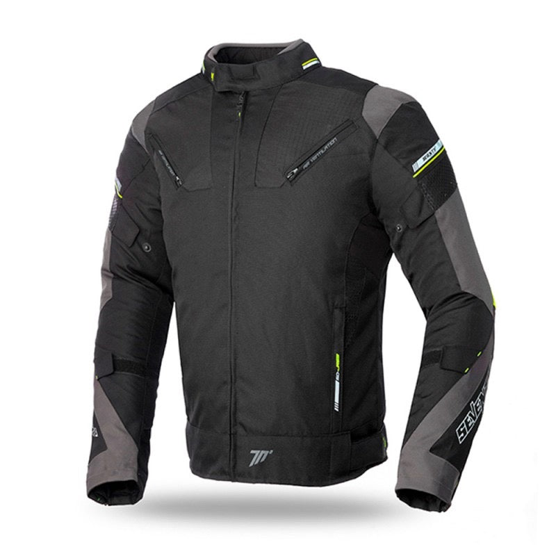 SEVENTY SD-JR69 INVIERNO CARRERA HOMBRE NEGRA / AMARILLO FLUOR