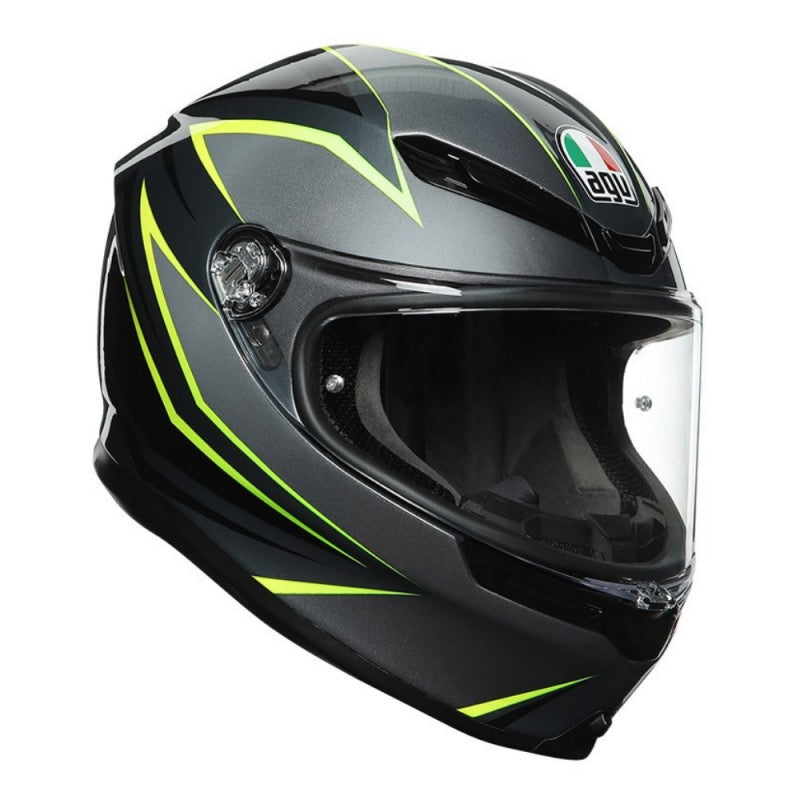 AGV K6 MULTI MPLK FLASH GRIS / NEGRO / LIMA