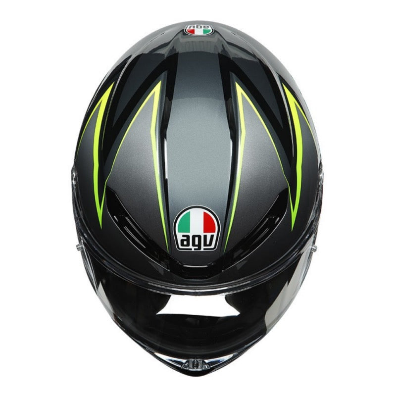 AGV K6 MULTI MPLK FLASH GRIS / NEGRO / LIMA