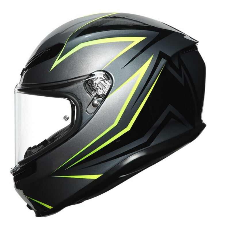 AGV K6 MULTI MPLK FLASH GRIS / NEGRO / LIMA