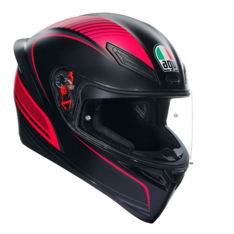 AGV K1 S E2206 WARMUP NEGRO / ROSA