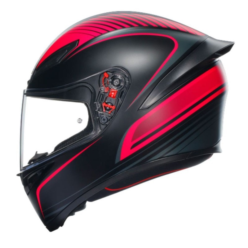 AGV K1 S E2206 WARMUP NEGRO / ROSA