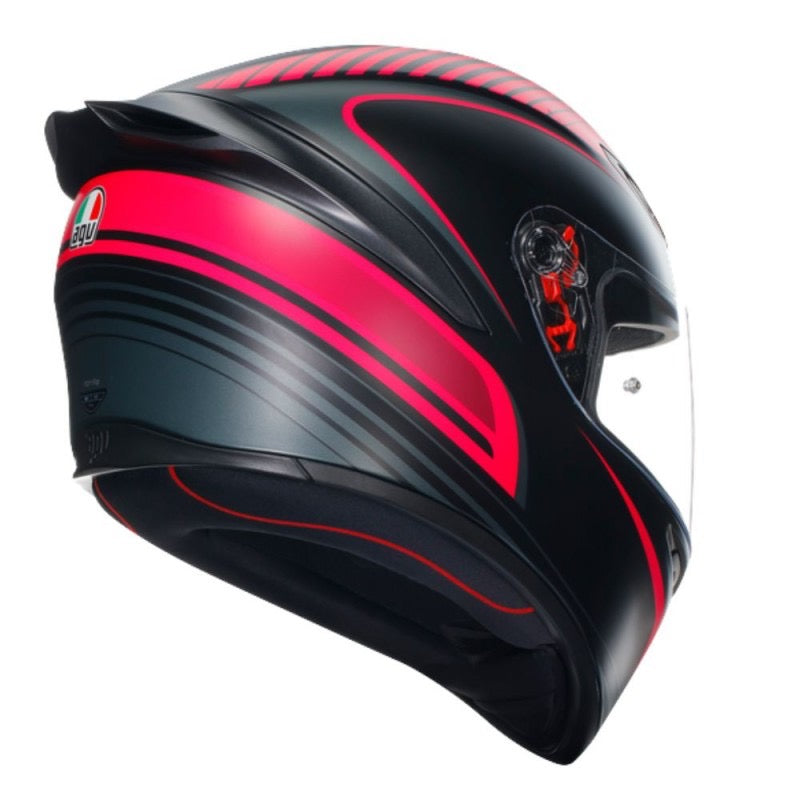 AGV K1 S E2206 WARMUP NEGRO / ROSA