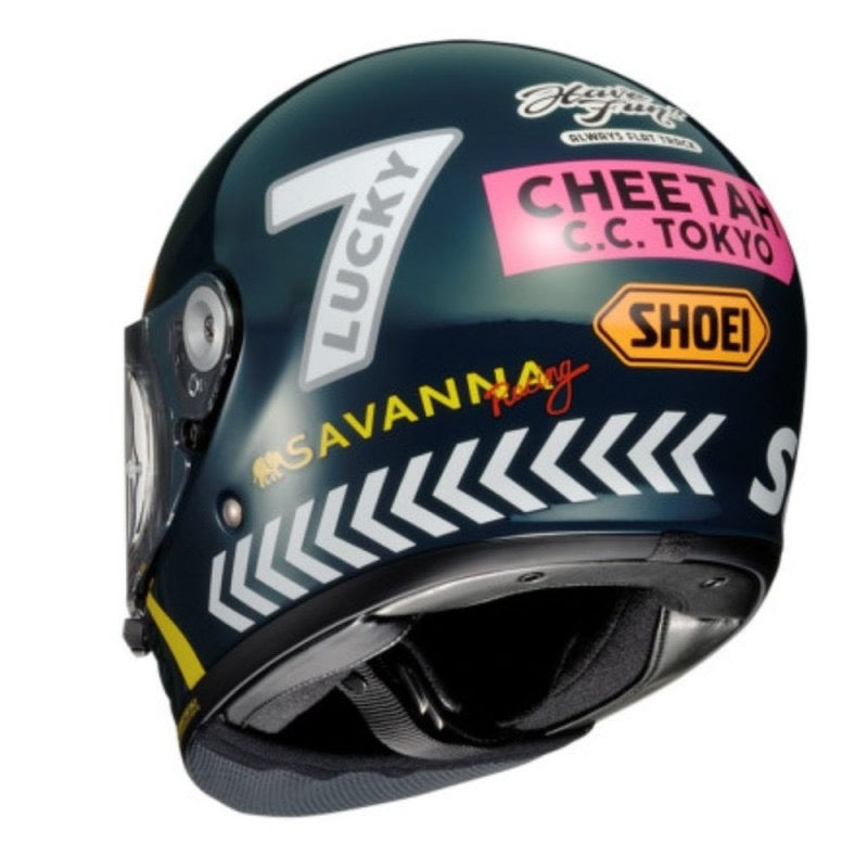 SHOEI GLAMSTER 06 CHEETAH CUSTOM CYCLES TC2