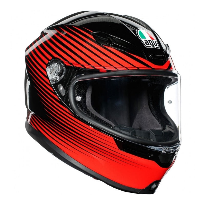 AGV K6 MULTI MPLK RUSH NEGRO / ROJO