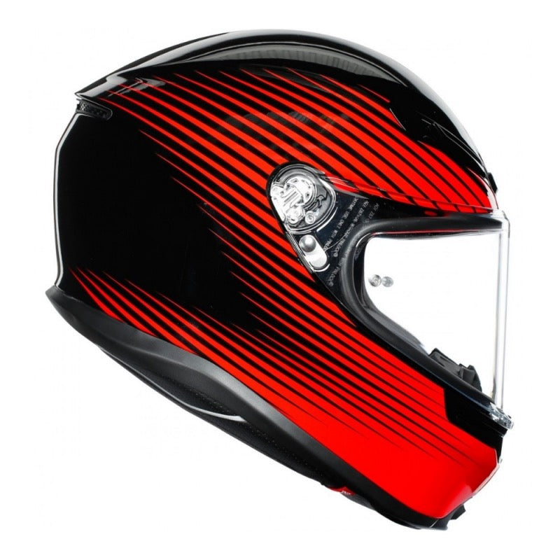 AGV K6 MULTI MPLK RUSH NEGRO / ROJO