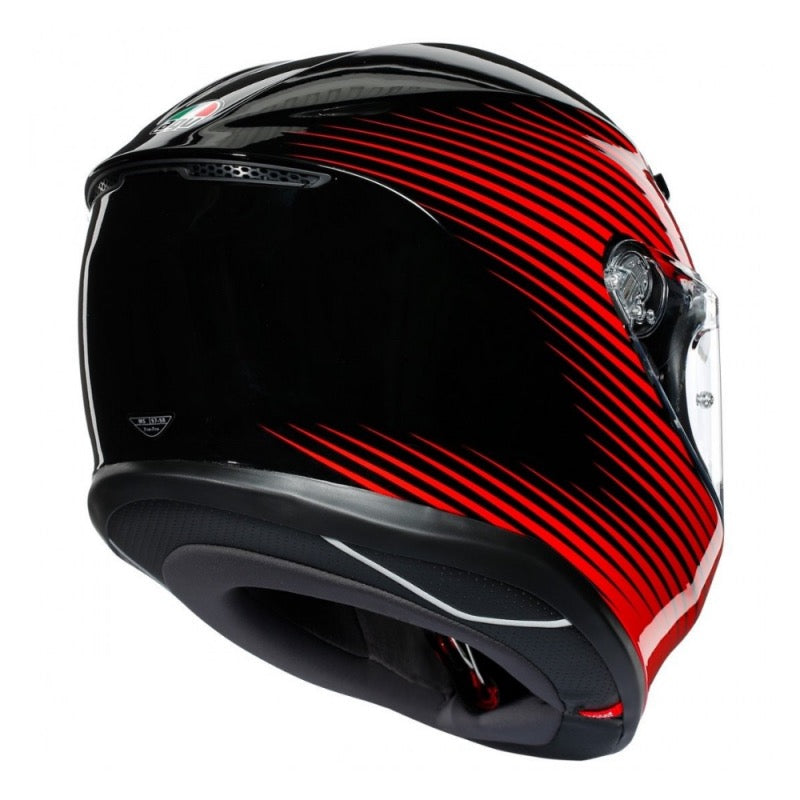 AGV K6 MULTI MPLK RUSH NEGRO / ROJO