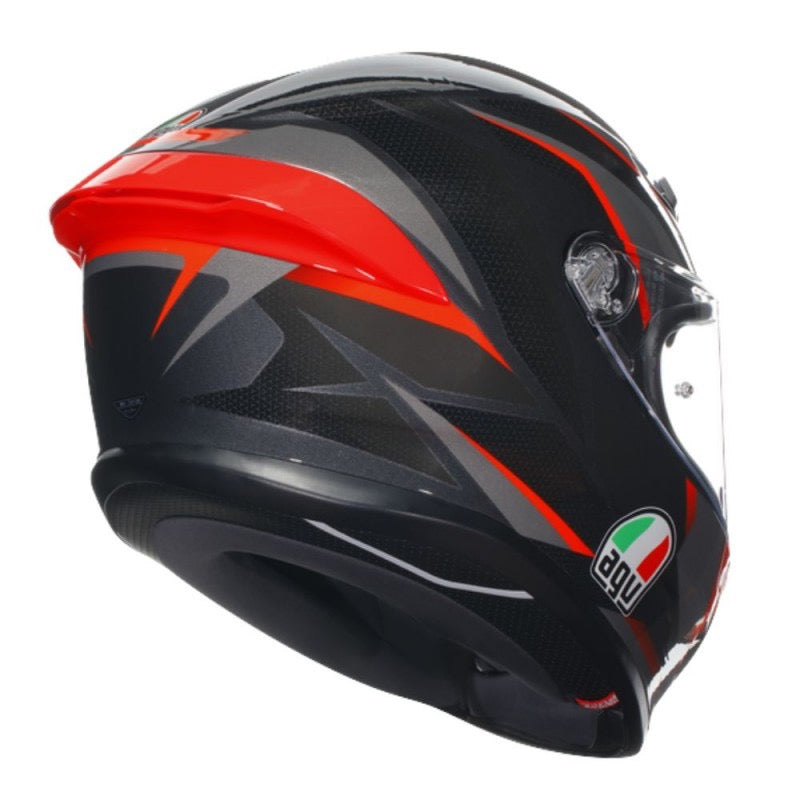 AGV K6 S E2206 MPLK SLASHCUT NEGRO / GRIS / ROJO