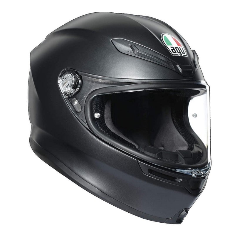 AGV K6 ECE SOLID MPLK NEGRO MATE