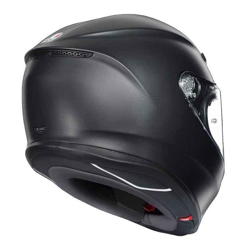 AGV K6 ECE SOLID MPLK NEGRO MATE