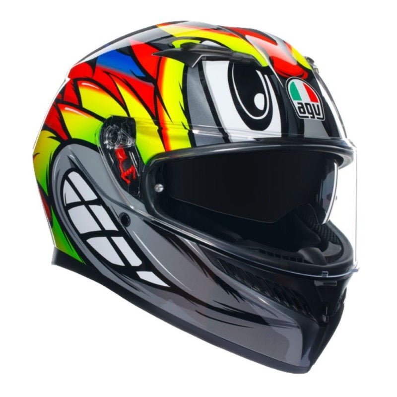 AGV K3 E2206 MPLK BIRDY 2.0 GRIS / AMARILLO / ROJO