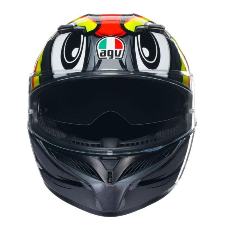 AGV K3 E2206 MPLK BIRDY 2.0 GRIS / AMARILLO / ROJO