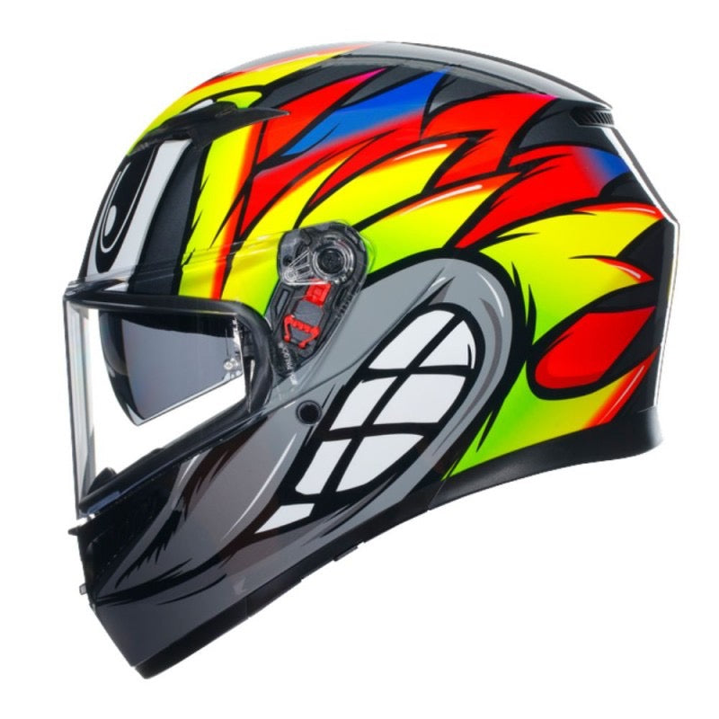 AGV K3 E2206 MPLK BIRDY 2.0 GRIS / AMARILLO / ROJO