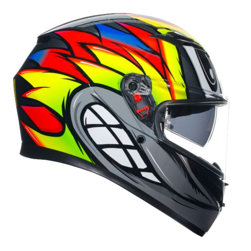 AGV K3 E2206 MPLK BIRDY 2.0 GRIS / AMARILLO / ROJO