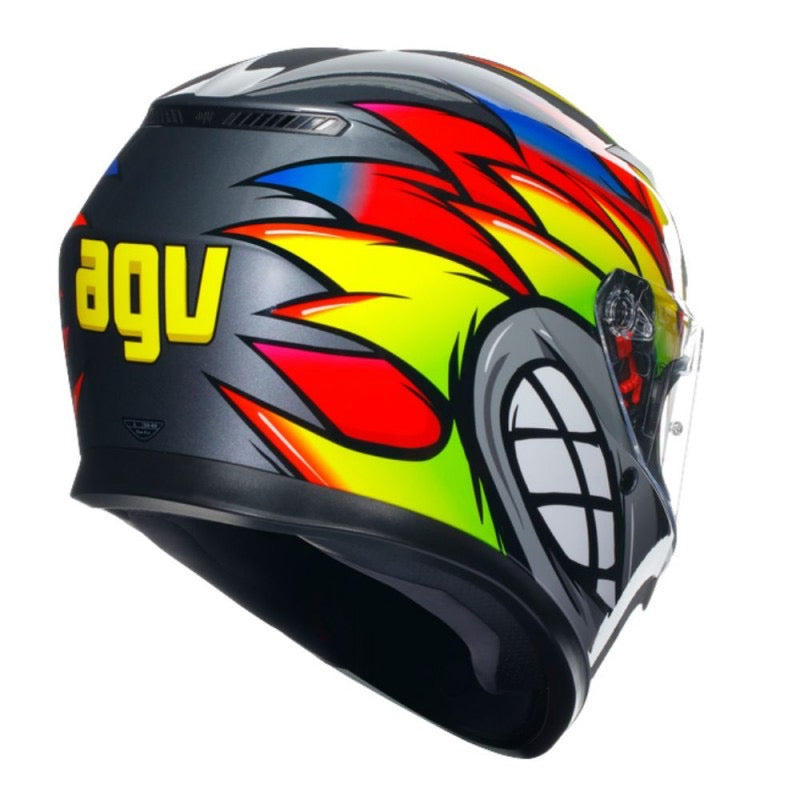 AGV K3 E2206 MPLK BIRDY 2.0 GRIS / AMARILLO / ROJO