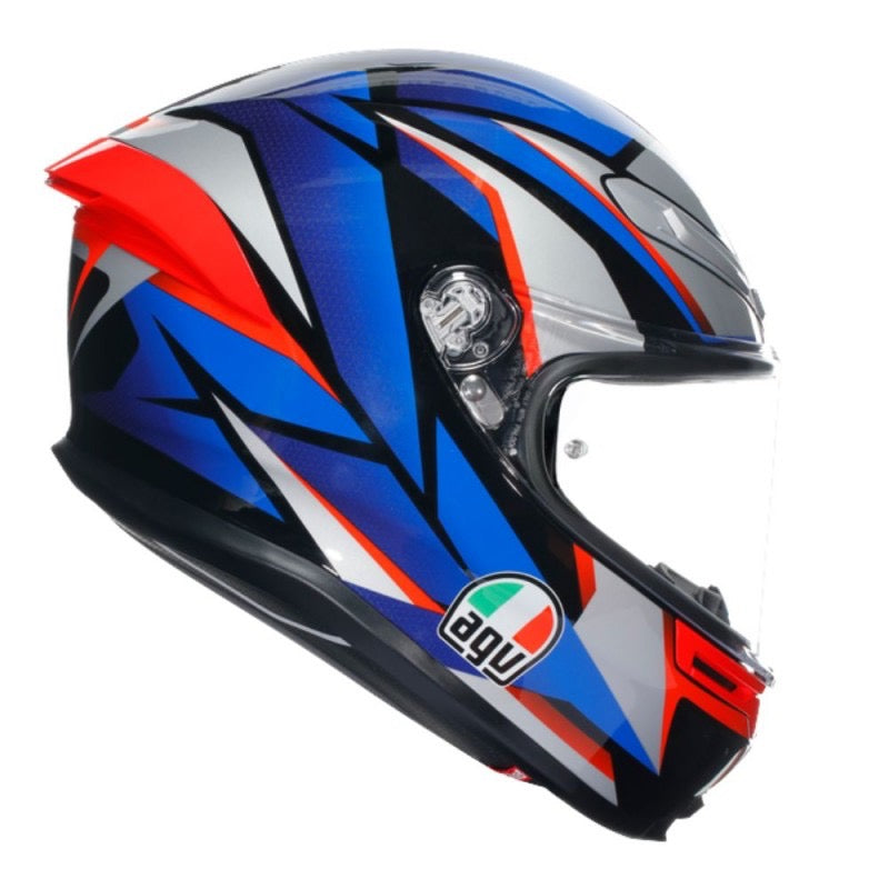 AGV K6 S E2206 MPLK SLASHCUT NEGRO / AZUL / ROJO