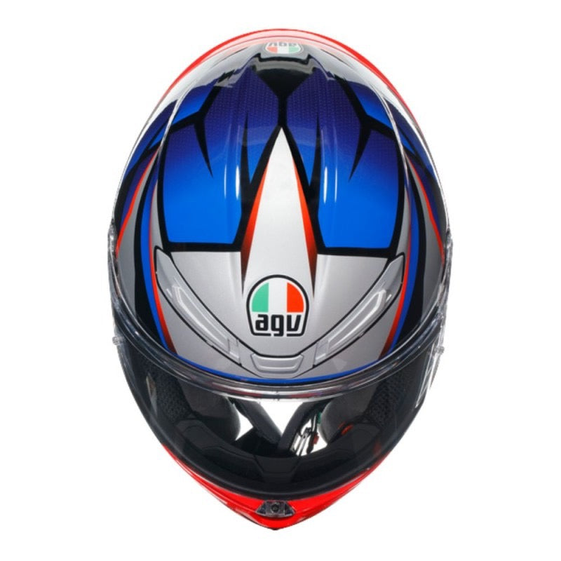 AGV K6 S E2206 MPLK SLASHCUT NEGRO / AZUL / ROJO