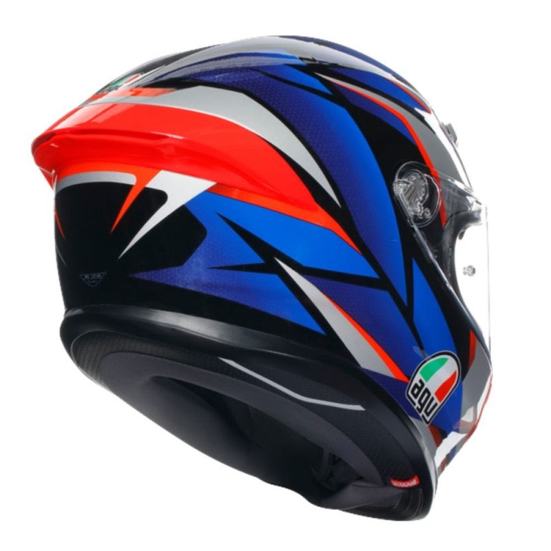 AGV K6 S E2206 MPLK SLASHCUT NEGRO / AZUL / ROJO