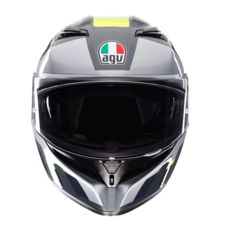 AGV K3 E2206 MPLK SHADE GRIS / AMARILLO FLUOR