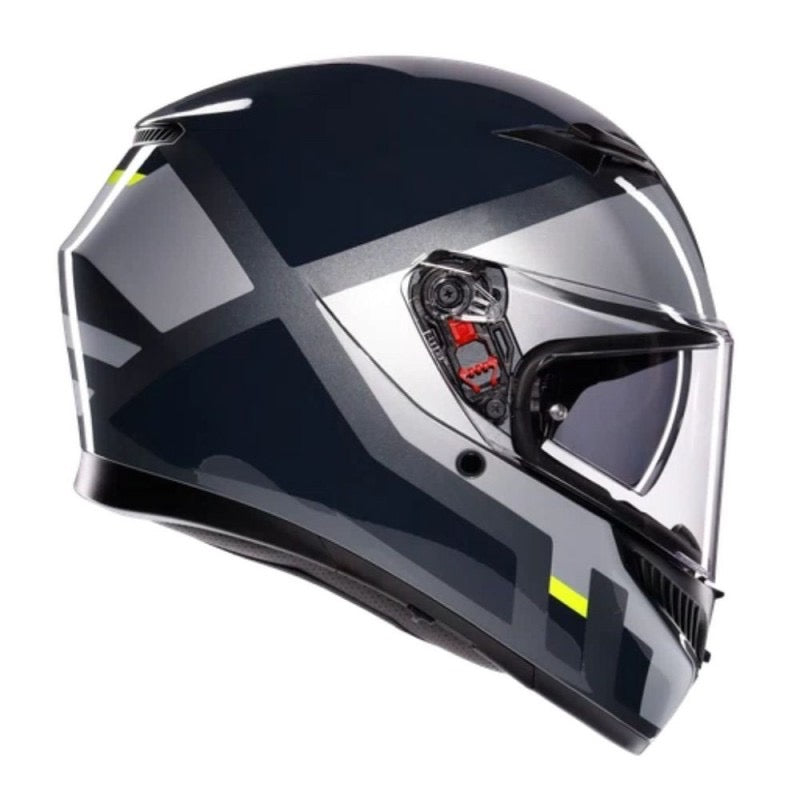 AGV K3 E2206 MPLK SHADE GRIS / AMARILLO FLUOR