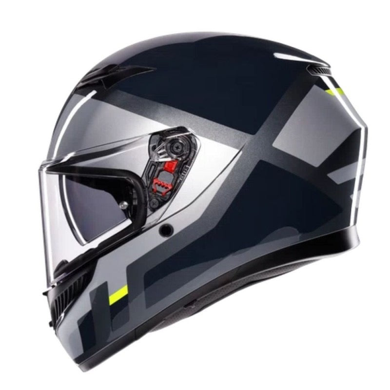 AGV K3 E2206 MPLK SHADE GRIS / AMARILLO FLUOR