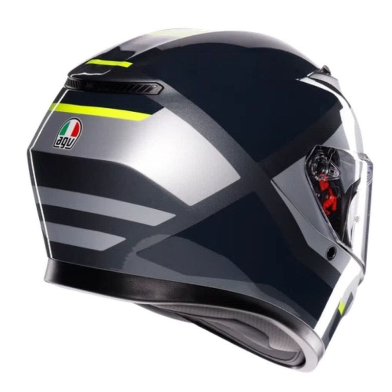 AGV K3 E2206 MPLK SHADE GRIS / AMARILLO FLUOR