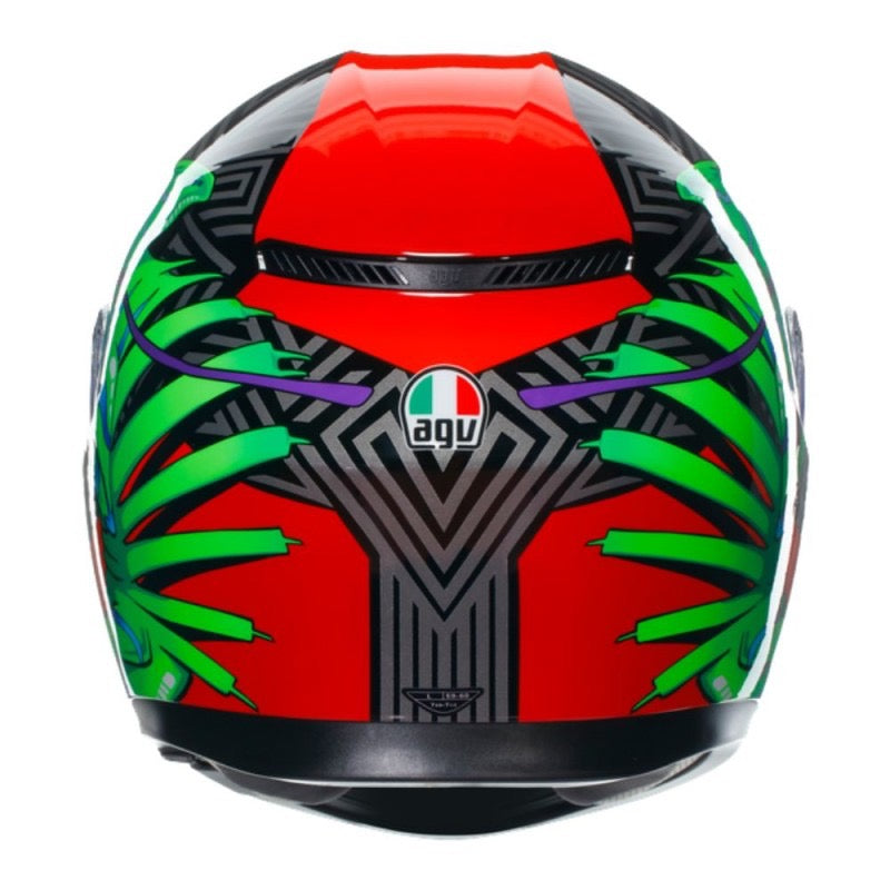 AGV K3 E2206 MPLK KAMALEON NEGRO / ROJO / VERDE