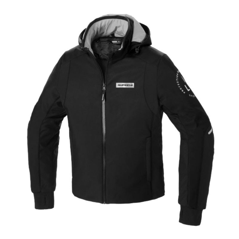 SPIDI HOODIE ARMOR H2OUT NEGRO / BLANCO