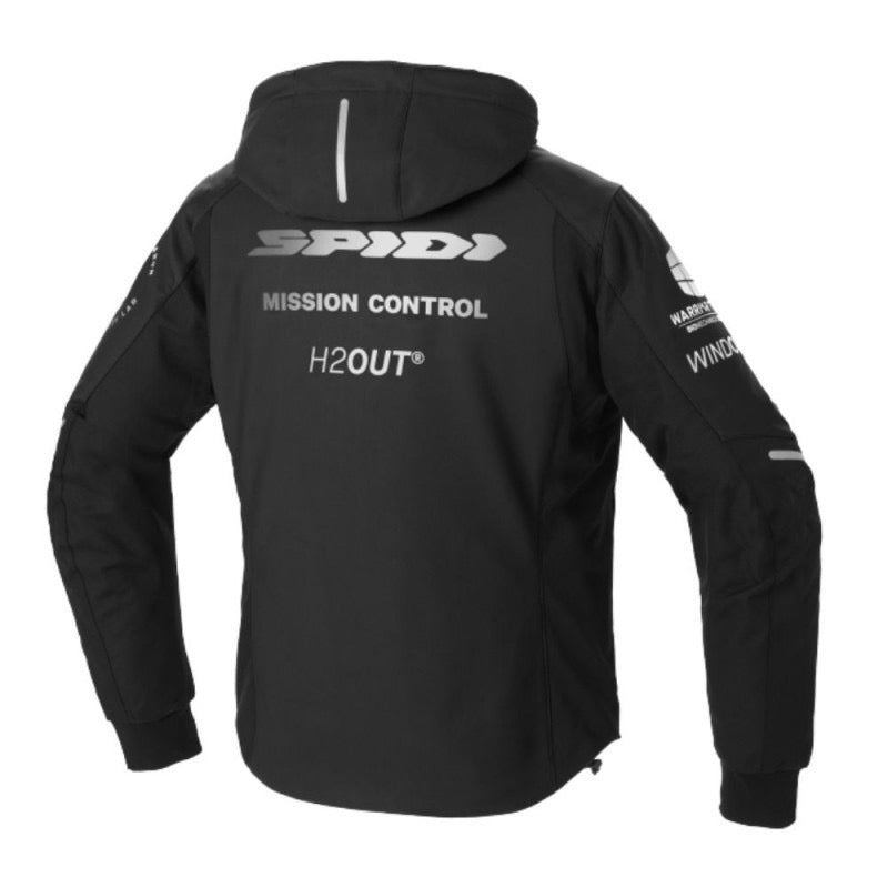 SPIDI HOODIE ARMOR H2OUT NEGRO / BLANCO